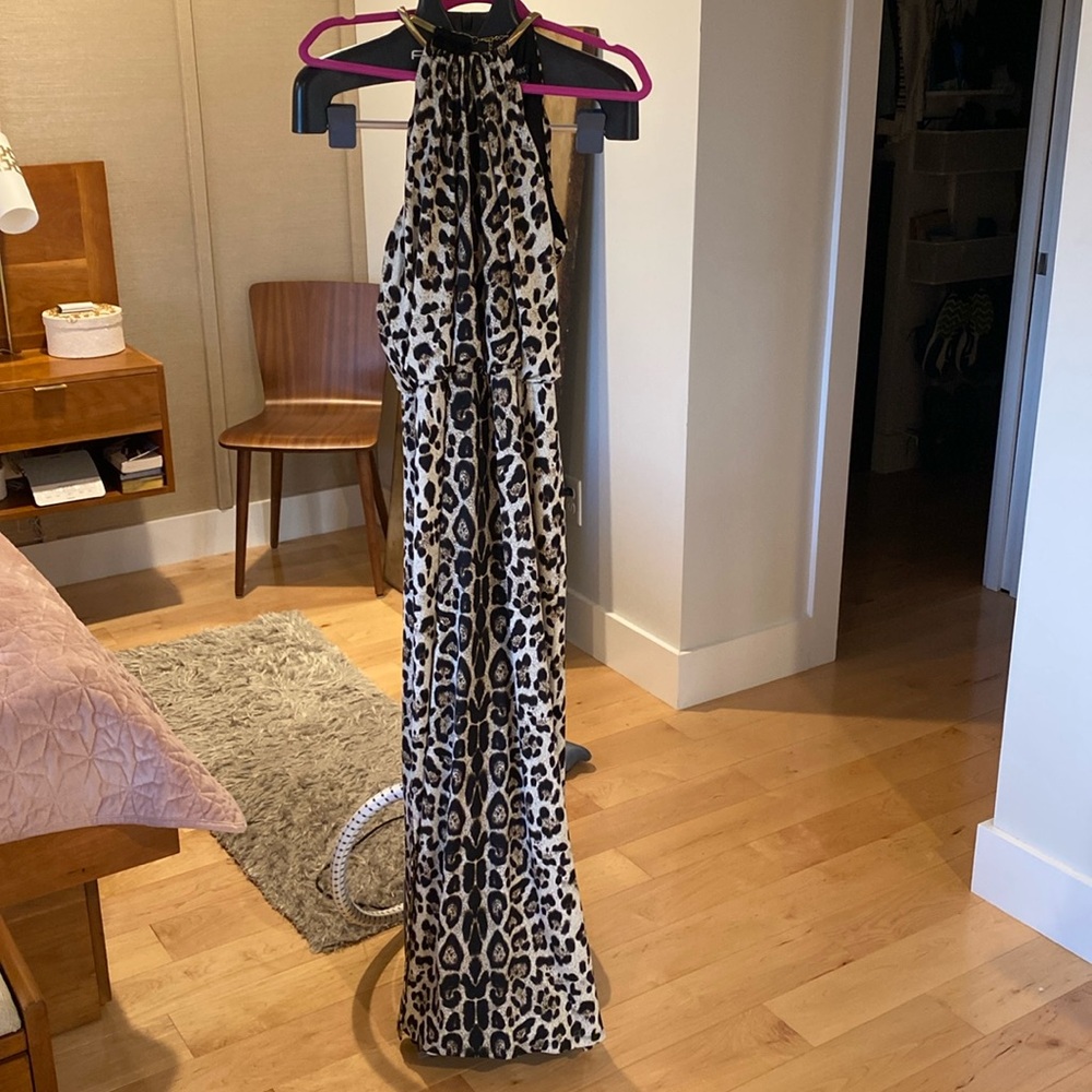 SOLD Animal Print Maxi Dress